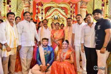 Celebs at Bandla Ganesh Brothers Daughter Ashritha Wedding Photos